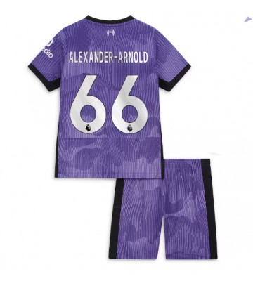 Liverpool Alexander-Arnold #66 Replica Third Stadium Kit for Kids 2023-24 Short Sleeve (+ pants)